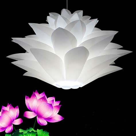Diy Lotus Flower Shape Chandelier Lampshade Fruugo Dk