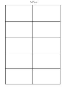 Making flashcards by hand can take a long time. Printable small flashcard template | papiri, šabloni ...