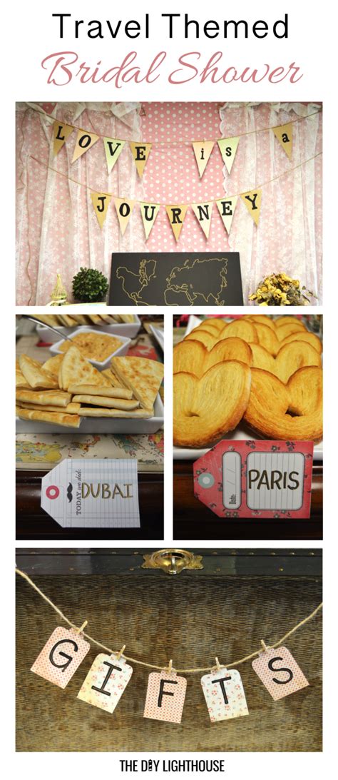 Extend your travelling to your duvet, as you sleep off. How to Throw a Travel Themed Bridal Shower on a Budget