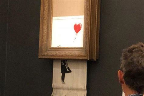 Anonymous artist banksy put a video on his instagram showing how he secretly built a shredder into. Banksy's shredding prank misfired, he says: 'In rehearsals it worked every time' | Bangkok Post ...