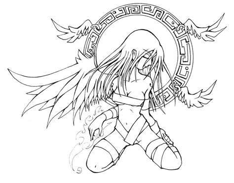 25 Of The Best Ideas For Anime Angel Girl Coloring Pages