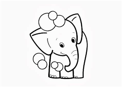Baby Elephant Coloring Pages Elefante Para Colorir Elefantes Desenho