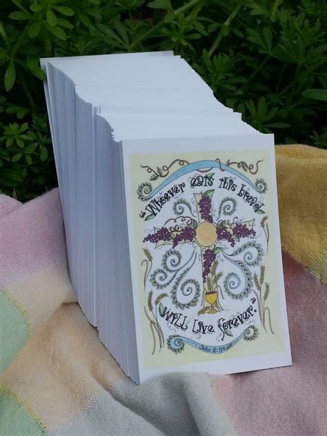 Catholic Prayer Cards Bulk Order Of 100 Optional Variety Up Etsy