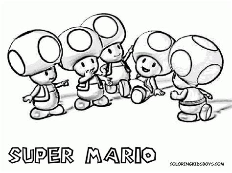 Choose your coloring to print and color. Toad Coloring Pages From Super Mario - Coloring Home
