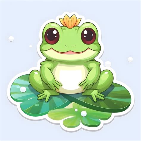 Download Ai Generated Frog Kawaii Royalty Free Stock Illustration