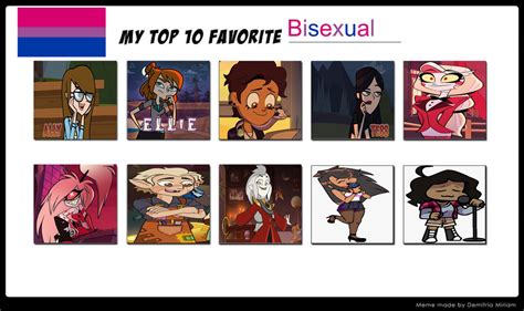 My Top 10 Favorite Bisexual Characters By Nicolefrancesca On Deviantart