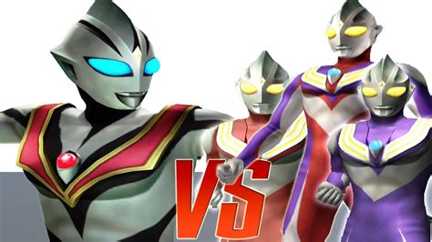 Evil Tiga Vs Ultraman Tiga Play ウルトラマン Fe3 Youtube