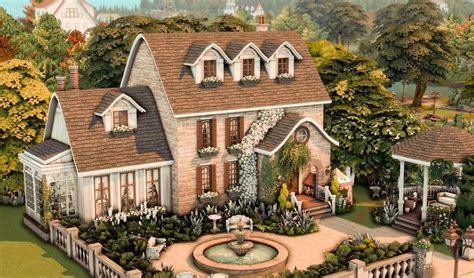 I Made A Stone House🤗 ️ Sims4 Sims House Sims 4 House Design Sims 4