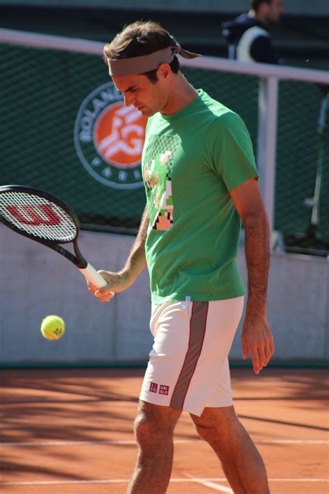 Roger Federer Morning Practise May 31 Roland Garros Rg19 Deportes