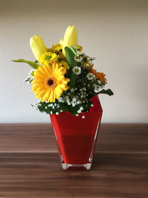 รูปภาพ ปลูก กลีบดอกไม้ ดอกทิวลิป สีแดง เฟอร์นิเจอร์ สีเหลือง