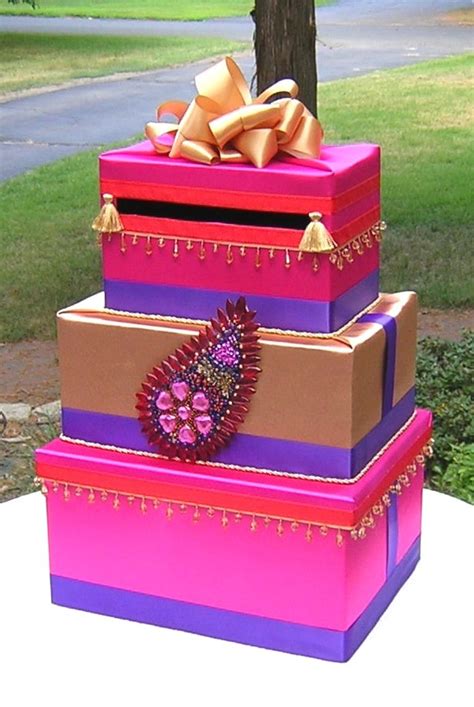 Note that guests want wedding gifts to feel more special than the everyday transactions they use venmo for, so let them know they're also welcome to bring cash or check in a card to the wedding. Wedding Money Box @ Etsy - Asian Wedding Ideas