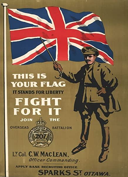 Vintage British Empire And Canadian Ww1 1914 18 Propaganda This Is Your