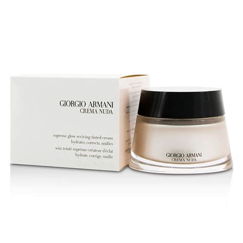 Giorgio Armani Crema Nuda Supreme Glow Reviving Tinted Cream 01