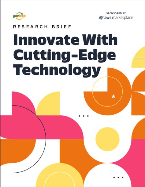 Innovate With Cutting Edge Technology Resources Govloop