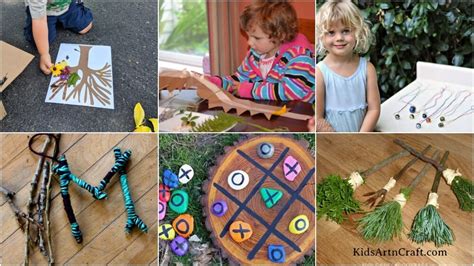 Easy Nature Crafts And Activities For Kids Kids Art And Craft
