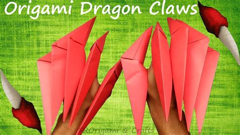 How To Make Origami Dragon Claws Very Easy Paper Dragon Claws