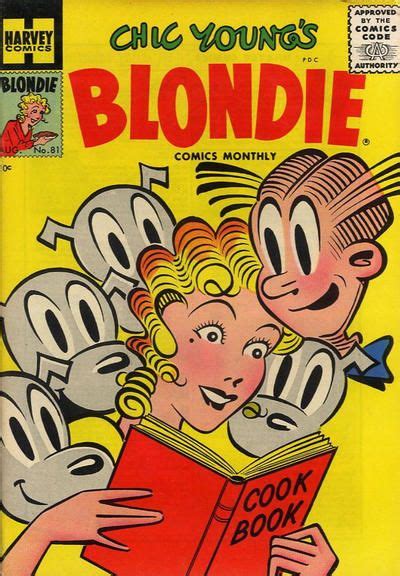 Gcd Cover Blondie Comics Monthly 81 Blondie Comic Vintage