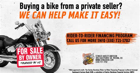 Rider To Rider Financing Stinger Harley Davidson Stinger Harley