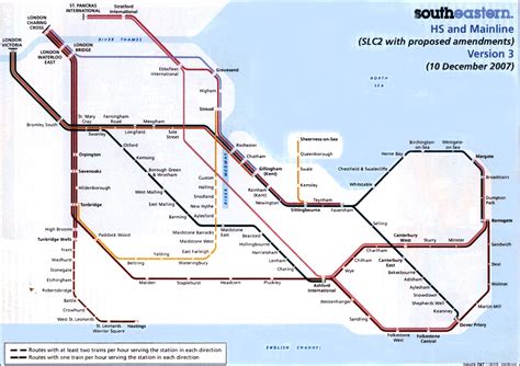 South East Trains Map Gadgets 2018