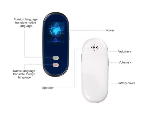 Portable Smart Multi Language Voice Translator Device 35 Languages Two