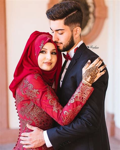 Looking for inspirational indian wedding quotes about love and marriage? Reyhan Photography on Instagram: " ️ bride in red" in 2020 | Cute muslim couples, Muslim wedding ...