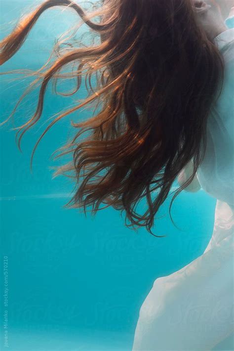 Light Brunette Long Hair Hairstyle By Jovana Milanko Underwater Art