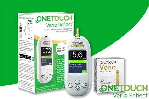 One Touch Verio Reflect Глюкометр прибор для измерения сахара в крови