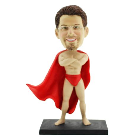 Naked Superman Personalised Bobblehead