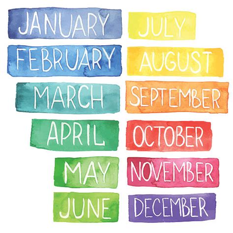 Month Illustrations Royalty Free Vector Graphics And Clip Art Istock