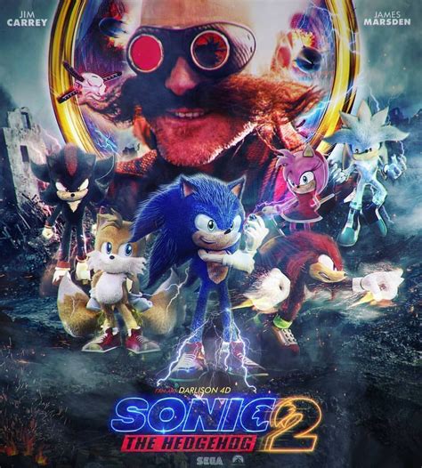 The Hedgehog Movie Poster Sonic Movie 2 Logo A Brand New