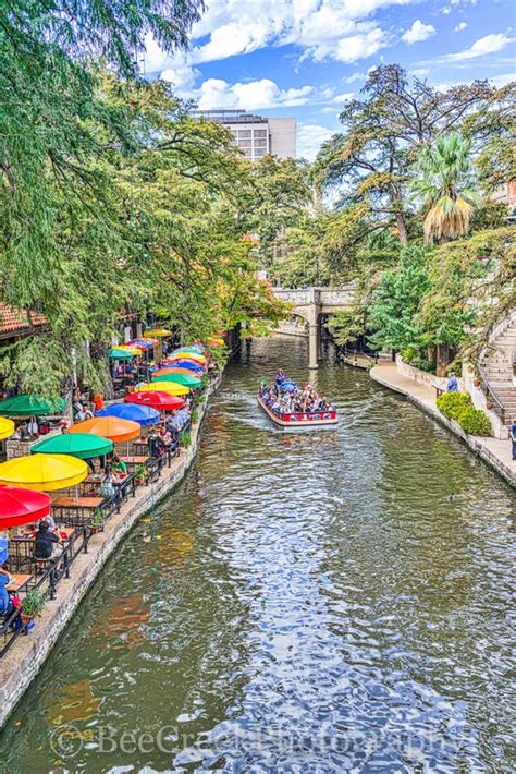 colorful san antonio riverwalk bee creek photography landscape skyline aerial images and
