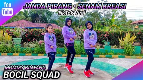 Janda Pirang Senam Kreasi Tiktok Viral Avrill And Amel Feat Mommy