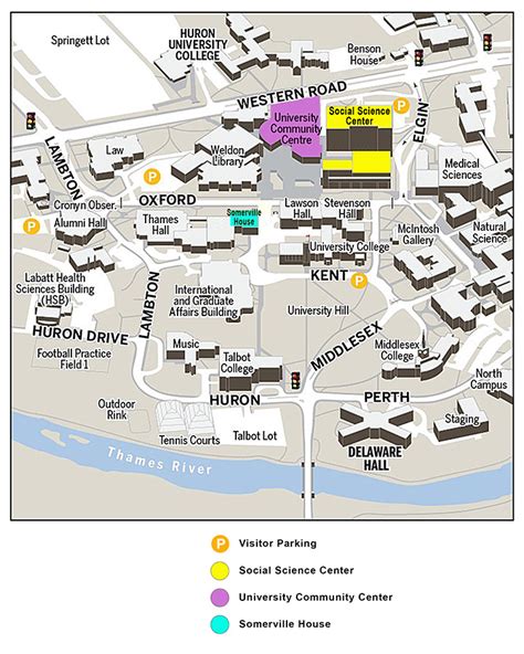 University Of The Sciences Campus Map Map