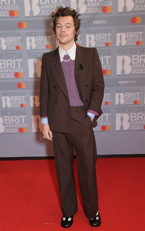 Harry Styles | The best-dressed stars on the Brit Awards red carpet, from Lizzo to Harry Styles ...