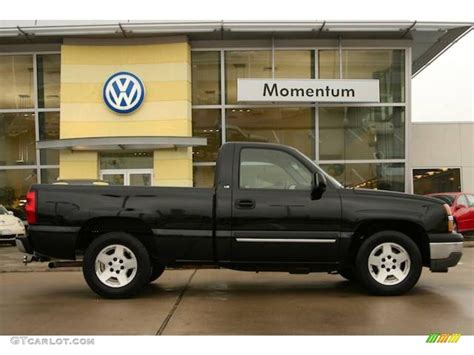 2005 Black Chevrolet Silverado 1500 Ls Regular Cab 3425281 Photo 20