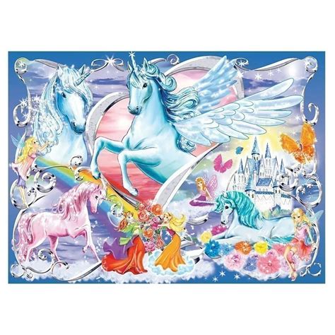 Ravensburger Glitter Puzzle Amazing Unicorns 100 Pieces Online