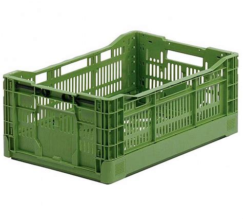 Caja Plástico Plegable para Frutas y Vegetal Disset Odiseoes