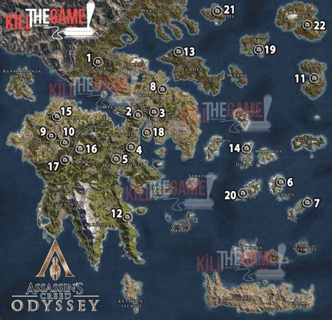 World Map Assassins Creed Odyssey Tombs Location Kill The Game My Xxx