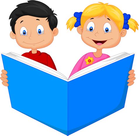 Read It School Children Cartoon Free Transparent Png Download Pngkey