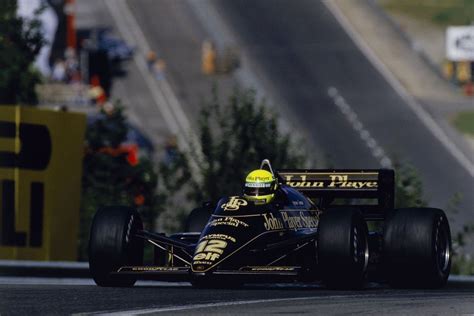 F1 Pictures Ayrton Senna Lotus Renault Spa 1985
