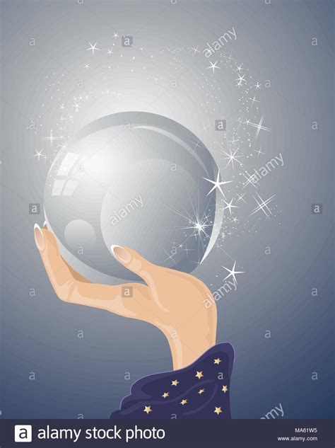 A Vector Illustration In Eps 10 Format Of A Magicians Hand With Purple