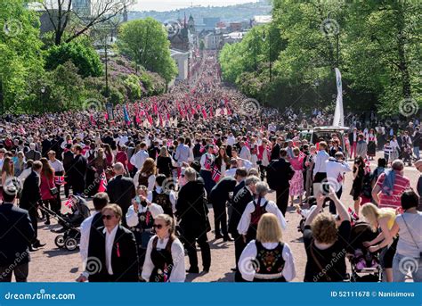 Norwegian Constitution Day Parade Editorial Stock Photo Image Of
