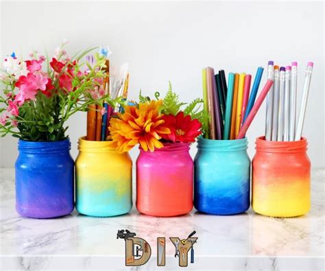 3 Ways To Decorate Glass Jars Handmade And Diy Pinterest Diy