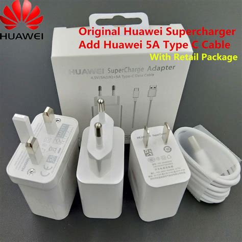 Huawei P20 P30 225w Supercharger Original 5v 45a Usb Charge Adapter