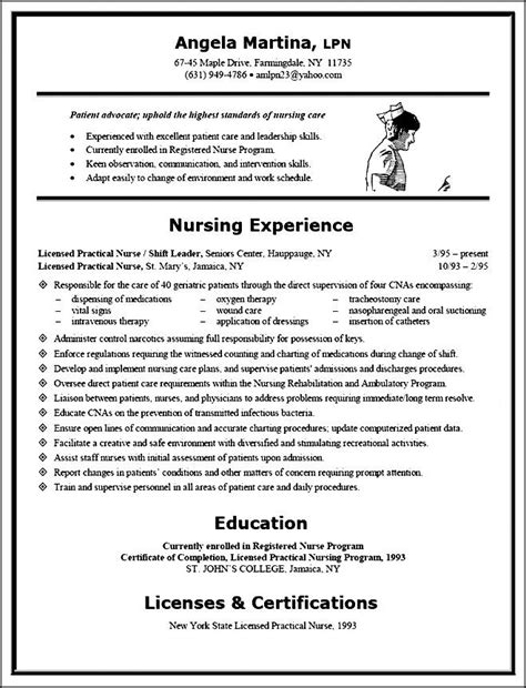 Sample Curriculum Vitae For Nurses Free Samples Examples And Format