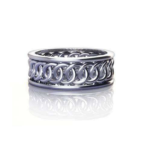 Https://tommynaija.com/wedding/interlocking Circles Wedding Ring