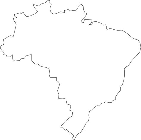 Imagem Do Mapa Do Brasil Outline Brazil Political Map Hd Png Gambaran