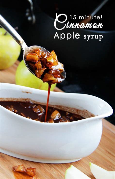 15 Minute Cinnamon Apple Syrup Carlsbad Cravings
