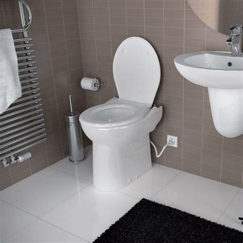 Macerating toilet 3 piece set with 500watt maerator pump, upflush toilet system for basement room included water tank, toilet bowl, toilet seat, extension pipe 4.1 out of 5 stars 31 $849.99 $ 849. Saniflo Depot | Upflush Toilets : Half Bathroom: SaniCOMPACT