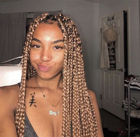 Split Hair Color Box Braids Bmp Alley